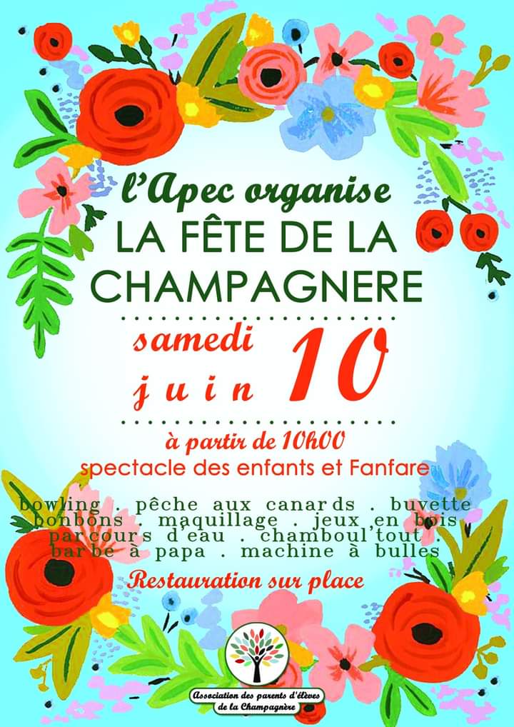 Fête de l'école de la Champagnère